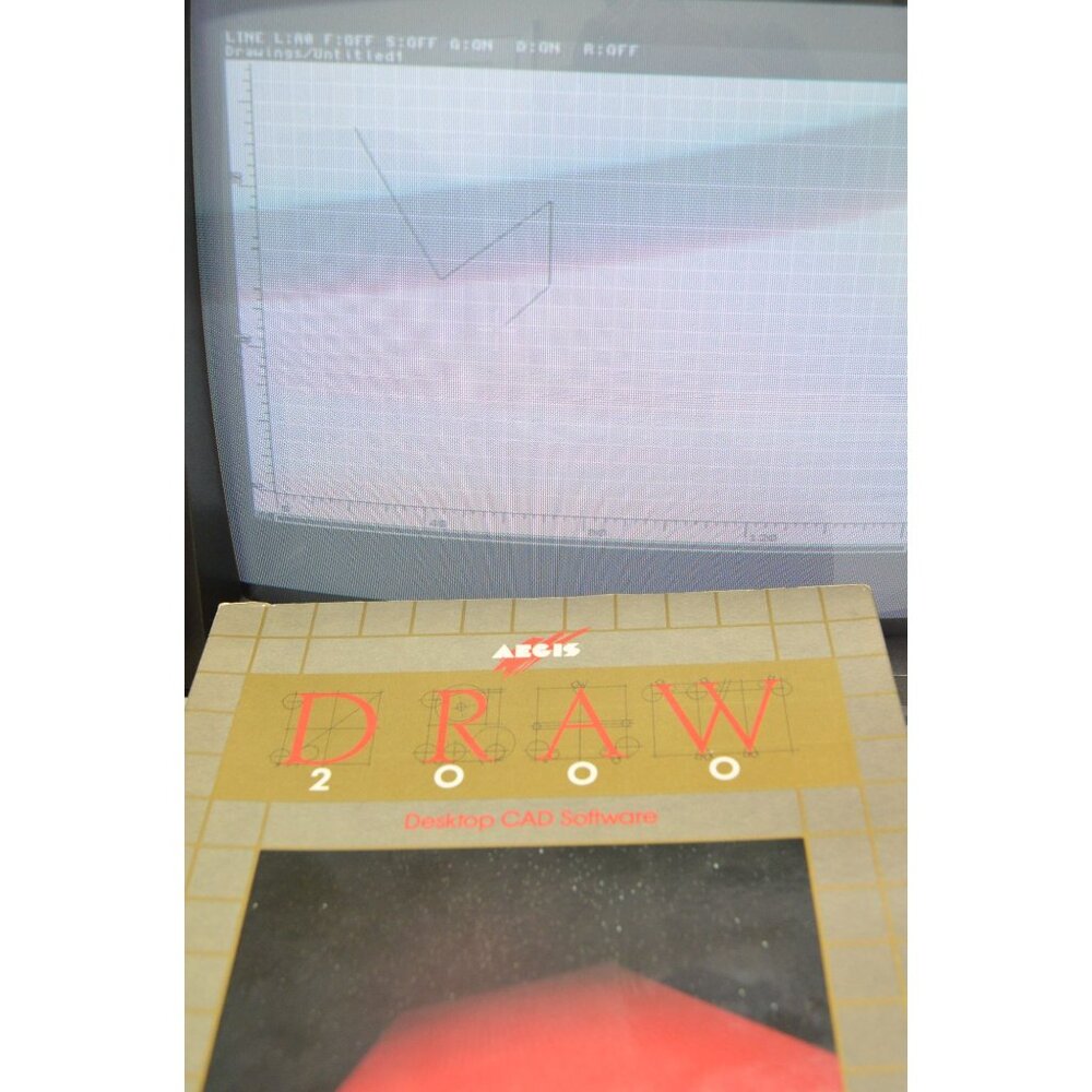 Vintage PC Software Aegis Draw 2000 CAD Commodore Amiga 1988 Manual Disks - Picture 2 of 7